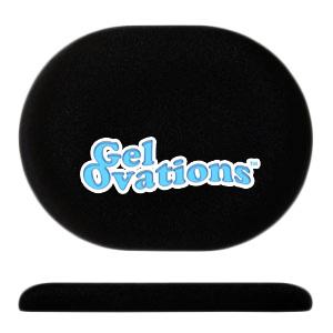 4" x 8"  x  3/8"  Flat Oval Stick On Pad - EACH    48SP1