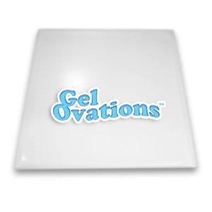 8" x 8" x 0.625" silicone GEL Flat Pad -  EACH  58SFP0808