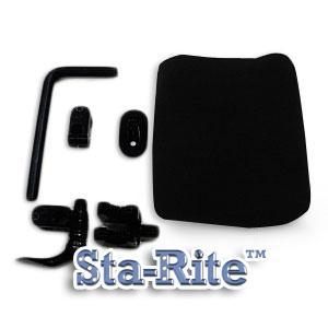 Sw. Away Pull Pin Residual Limb Sprt w 8" x 9" Dimensional Pad Side Mount - 89SRBSSP