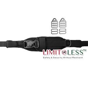 Medium Overlapping 4" Chest Strap w/ 1.5" Buckle -  Vinyl  - Each - LOSVEM