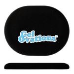 4" x 8"  x  3/8" Flat Oval Stick On Pad - PAIR    48SP