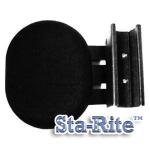 Fixed Position Elbow Stop & 3" x 4" GEL Pad and 7/8" Round Tube Adapter - PAIR   EBLSC