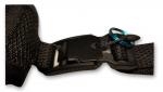 Dual Pull Seat Belt w 9" Pads XL Straps w 1.5" Buckle includes Back Cane Clamps  - Each - L2P9EXB