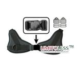 Small Rigid Vinyl Male Chest Harness  - Each - LMHVS