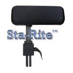 Sta-Rite 4 Axis Adjust Bariatric Medial Hip Guide w/ 3.5" x 10" Gel Pad EACH SRMHB10